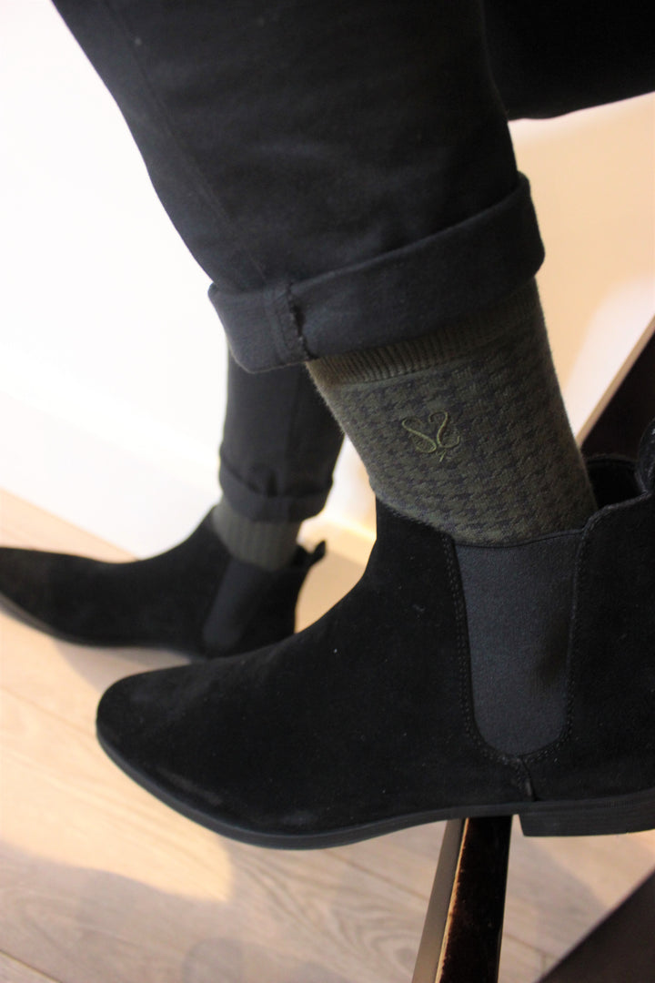 patterned dress socks | smart casual socks | British design socks | bamboo dress socks | premium men’s socks