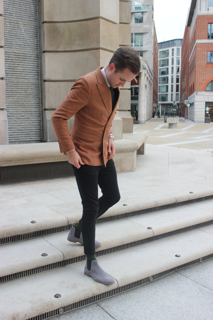 ribbed bamboo fashion socks | high-quality men’s socks UK | sustainable luxury socks