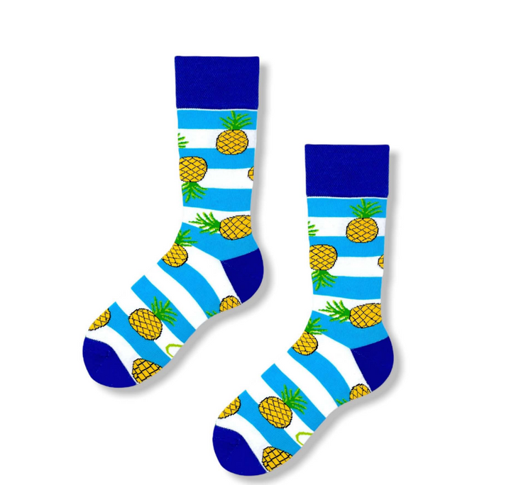pineapple socks UK | novelty socks UK | food socks UK | fruit socks UK | fun socks UK 