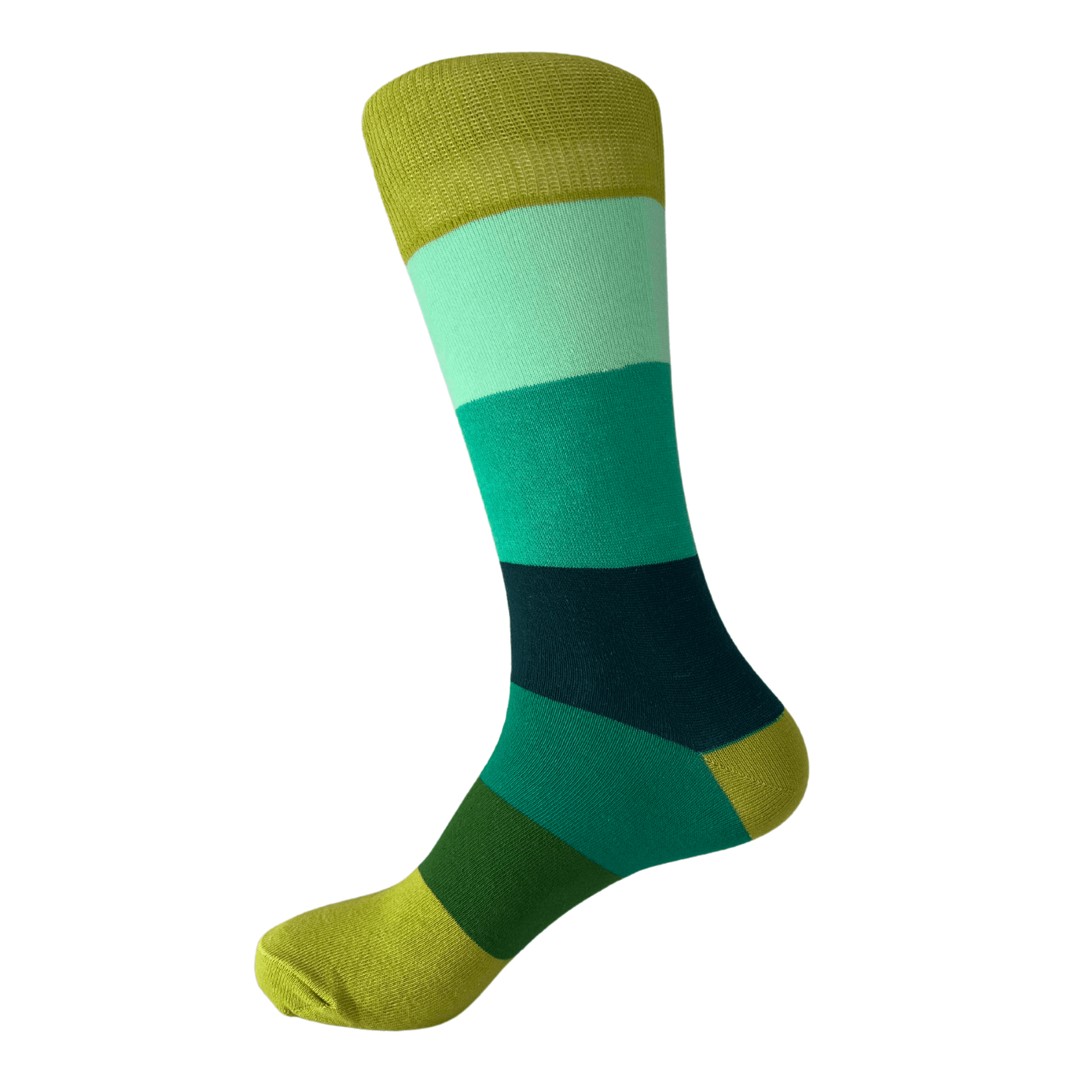 Green gradient socks | nature insipred stripes | sock geeks – Sock Geeks