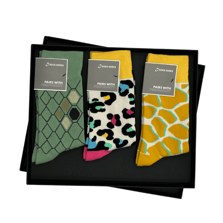 SAVANNAH COLLECTION 3 pairs Luxury Sock Gift Box