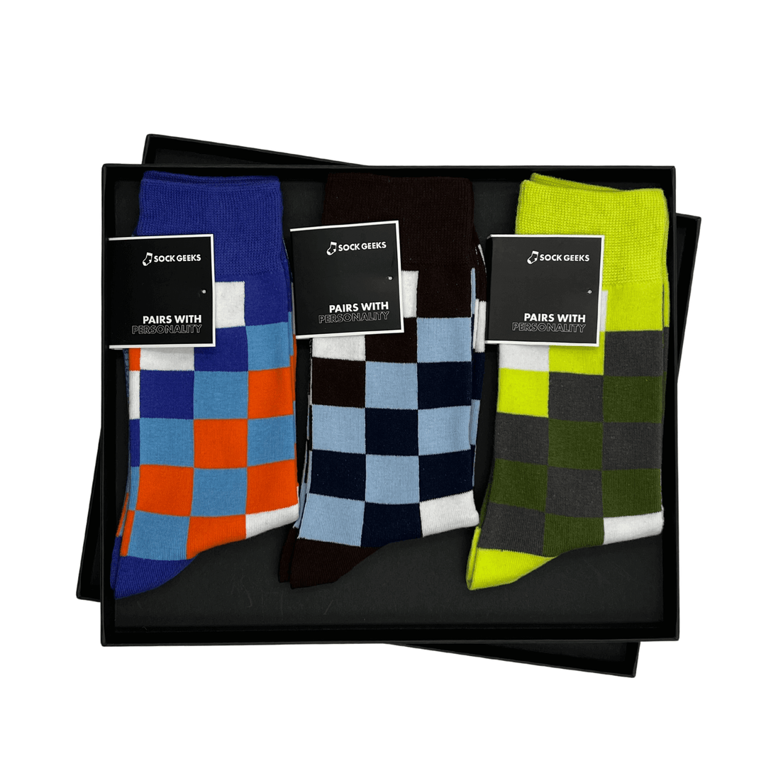 Square Design Socks Collection | Sock Geeks