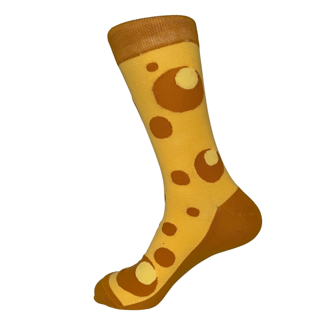 Cheese Socks | Cheese Lover's Socks | Quirky Sock Designs