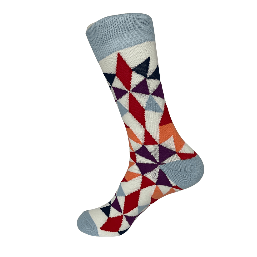  Vibrant weeding patterns | Unique designs | Colorful socks | Kaleidoscope-inspired 