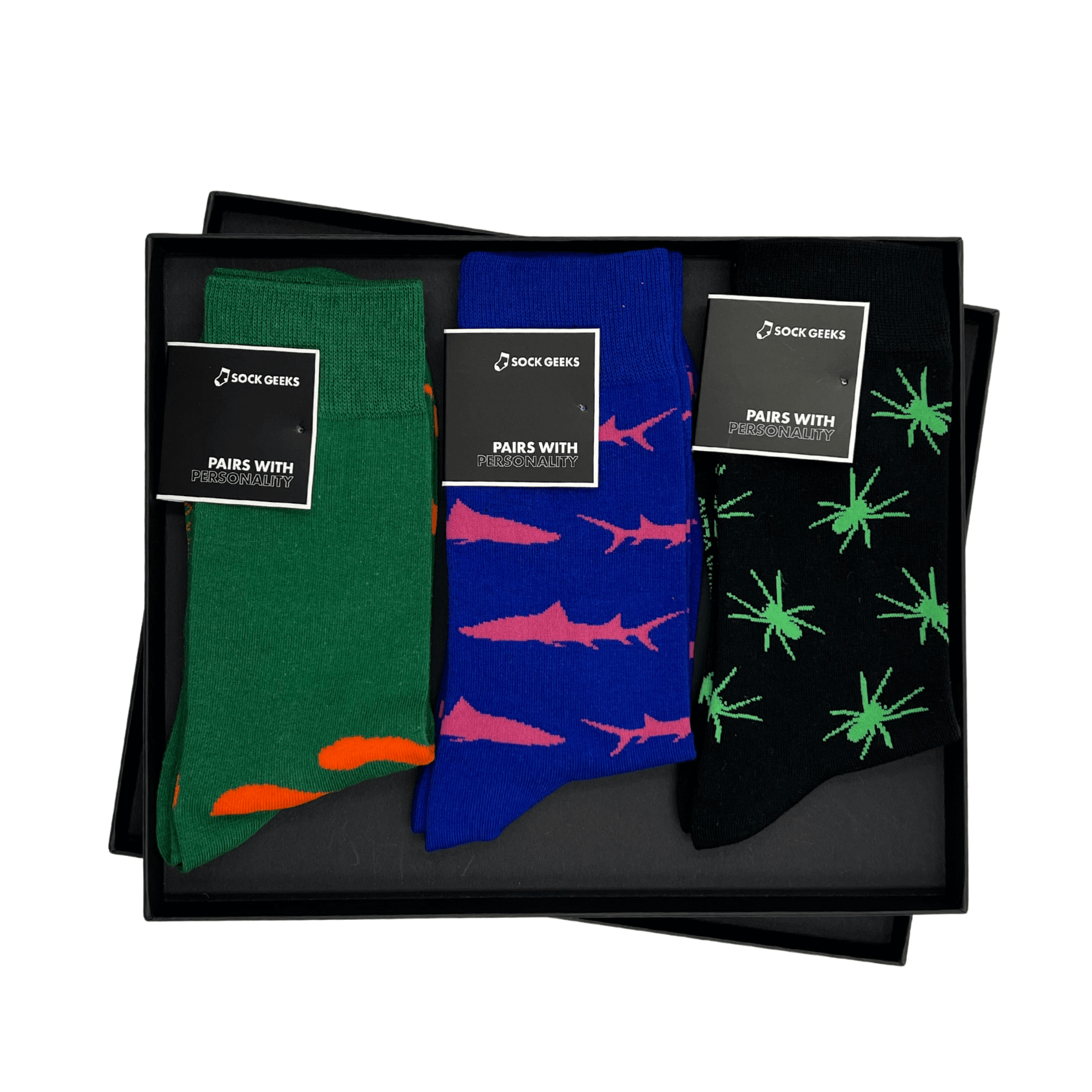 Mens Socks Multipack | 3 Pairs Luxury Sock Gift Box | Luxury Cotton Socks | Sock Geeks 