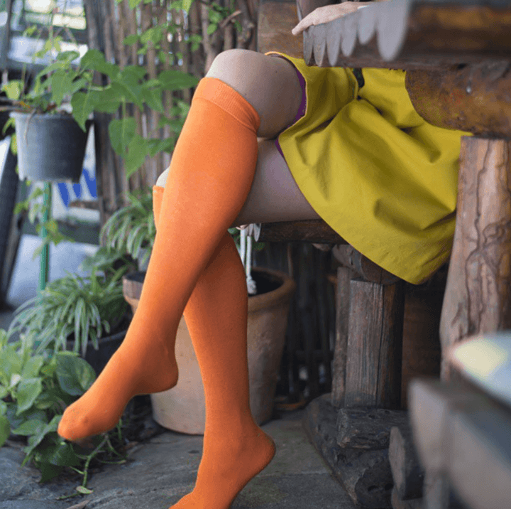 Sock Geeks l  Premium welly socks l Orange wellington socks