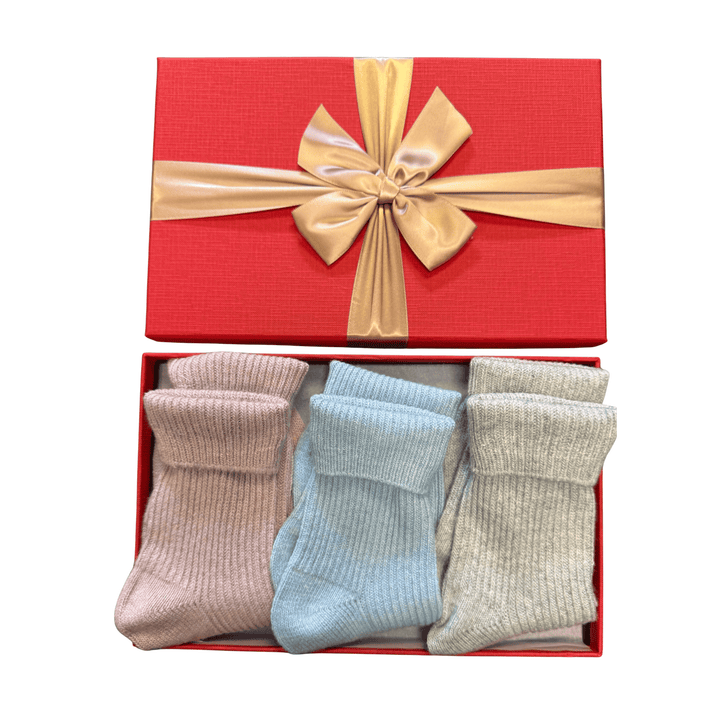 Women's Cashmere Socks Gift Set 