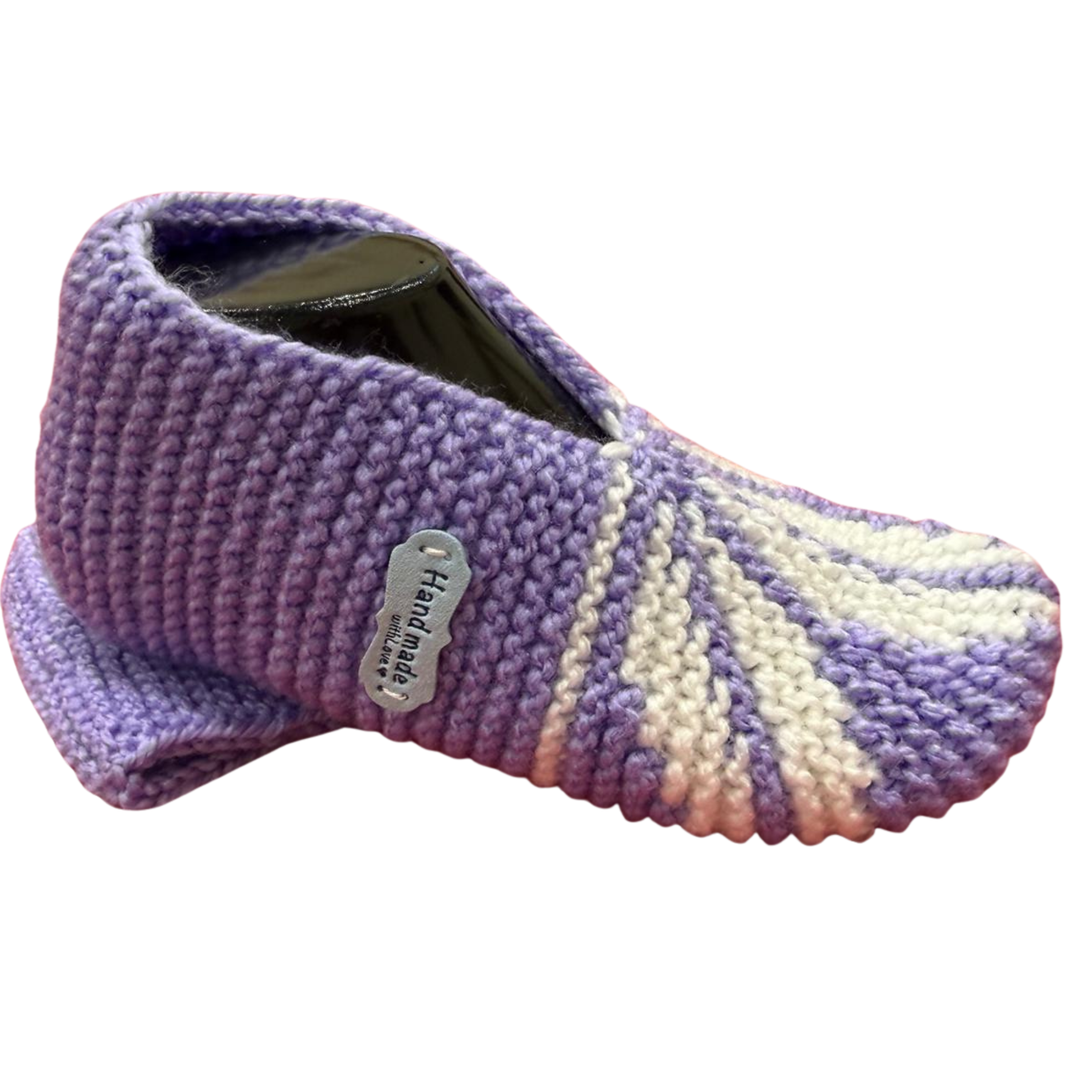 hand knitted slipper socks | wool slipper socks | cashmere socks | handmade slippers | sofa socks | sock geeks