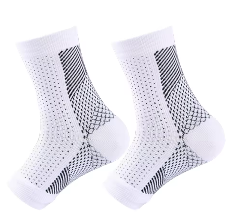  pain relief socks l White socks
