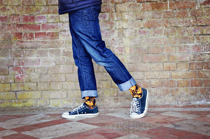 Funky Cotton Socks for Men | Flutter Collection | Sock Geeks
