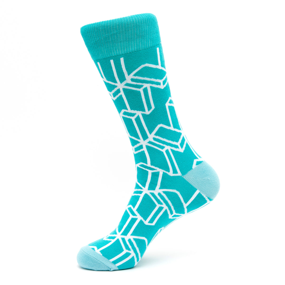 Luxury Socks For Men | Illusion Collection - Navy | Sock Geeks