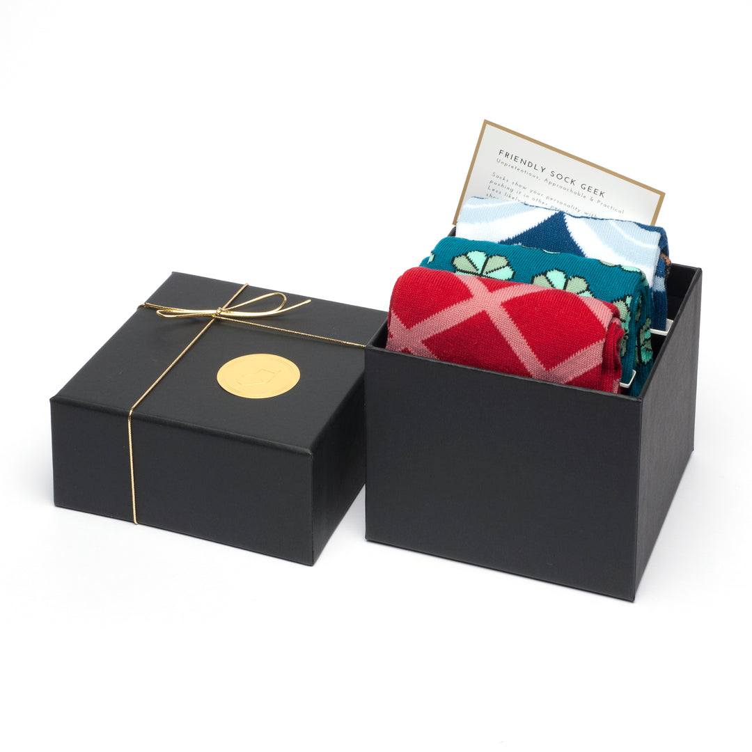 Friendly 3 Sock Gift Box