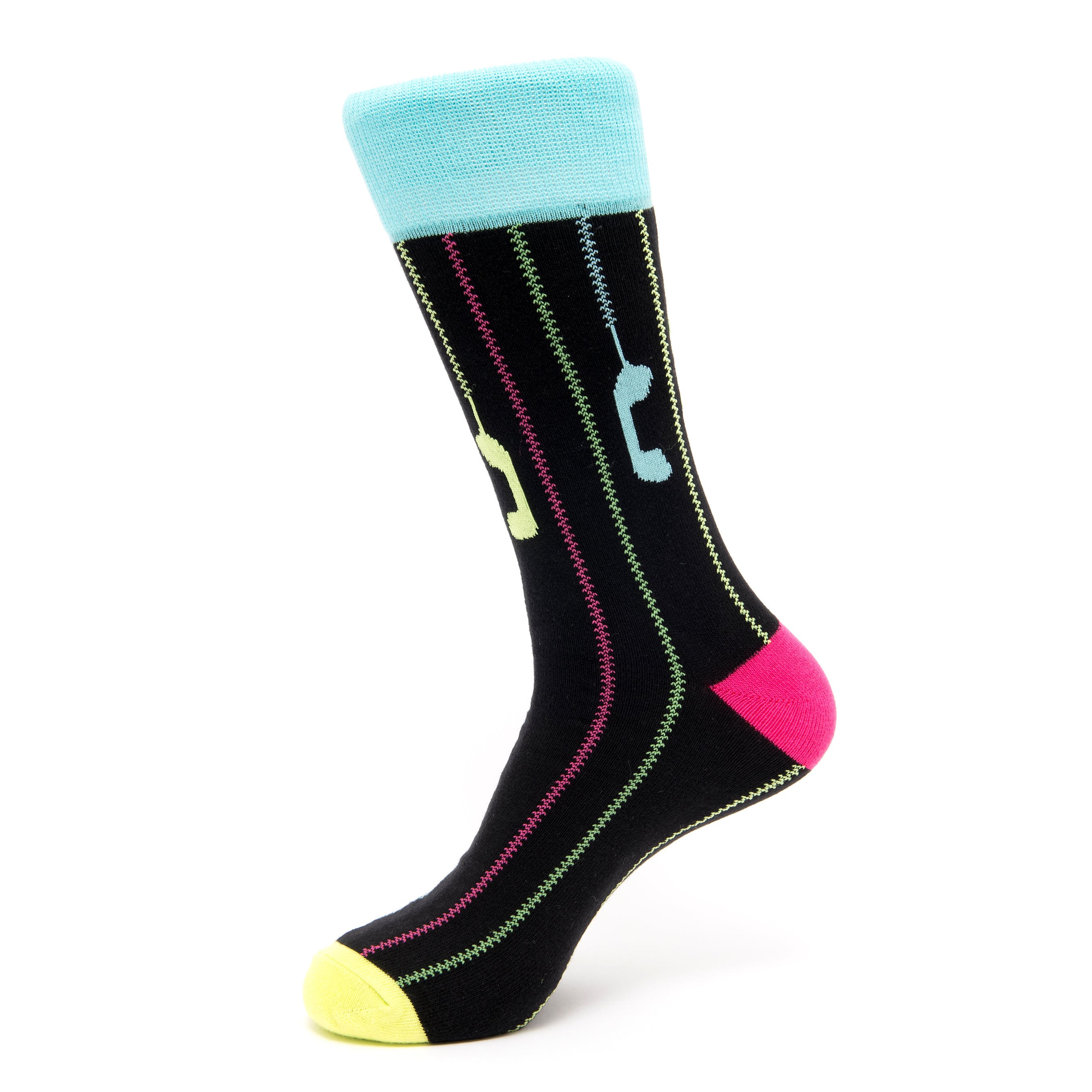 Retro Style Socks Vintage Style Cotton Socks | Retro Sock Pattern | Sock Geeks Exclusive