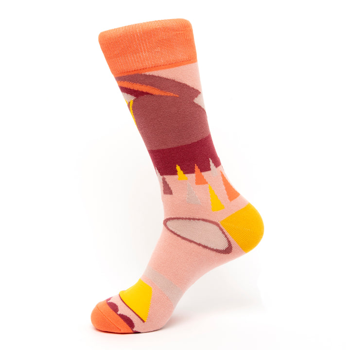 Pink Cotton Socks | 3 Pairs Luxury Sock Gift Box | Sock Geeks
