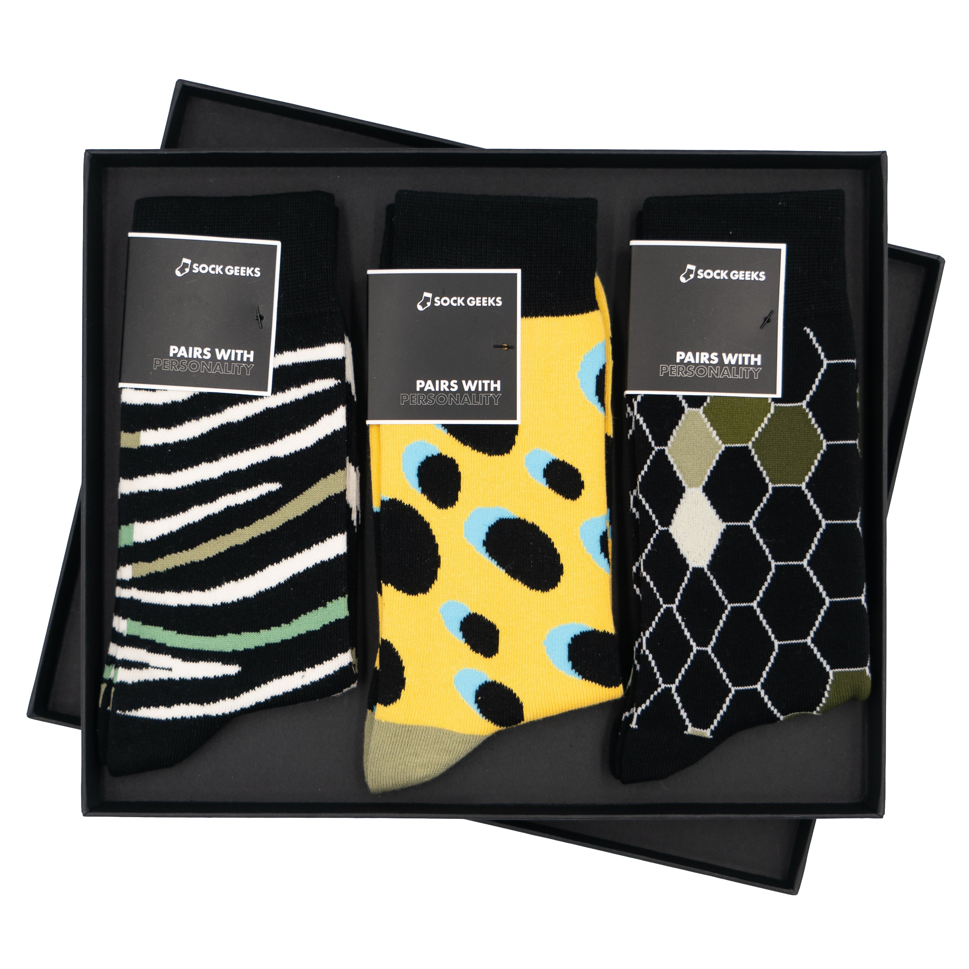 SAVANNAH COLLECTION 3 pairs Luxury Sock Gift Box – Sock Geeks