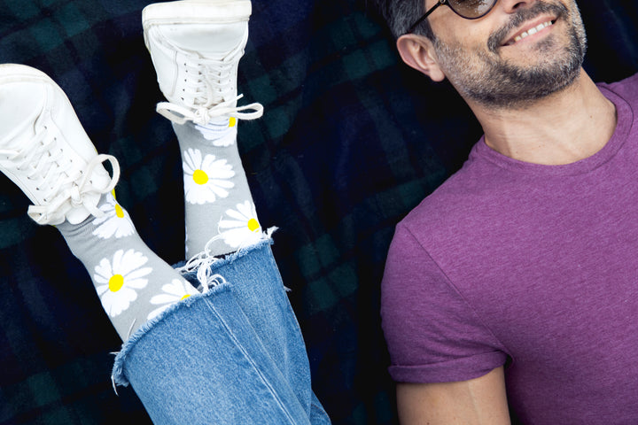 Mens Socks Gift Set | 3 pair Luxury Florals Sock Gift Box | Sock Geeks