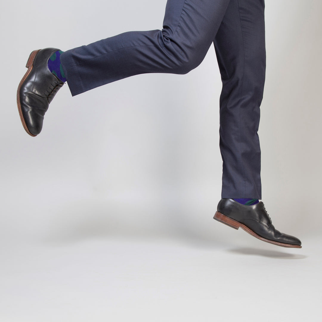 Polka Sock | Stylish Men's Socks | Playful Design | Happy socks| Premium Materials