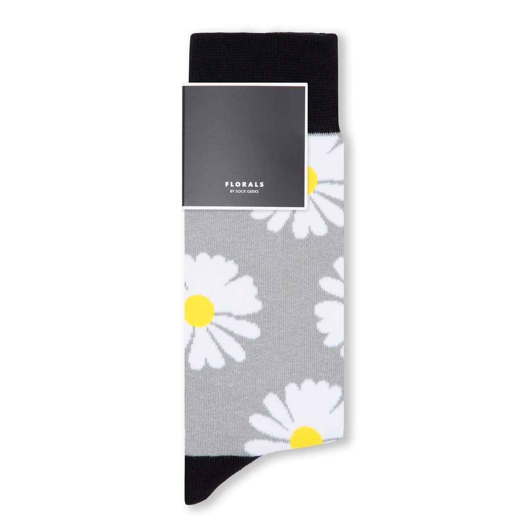 Cool Socks For Men | Florals Collection - Day's Eye | Sock Geeks
