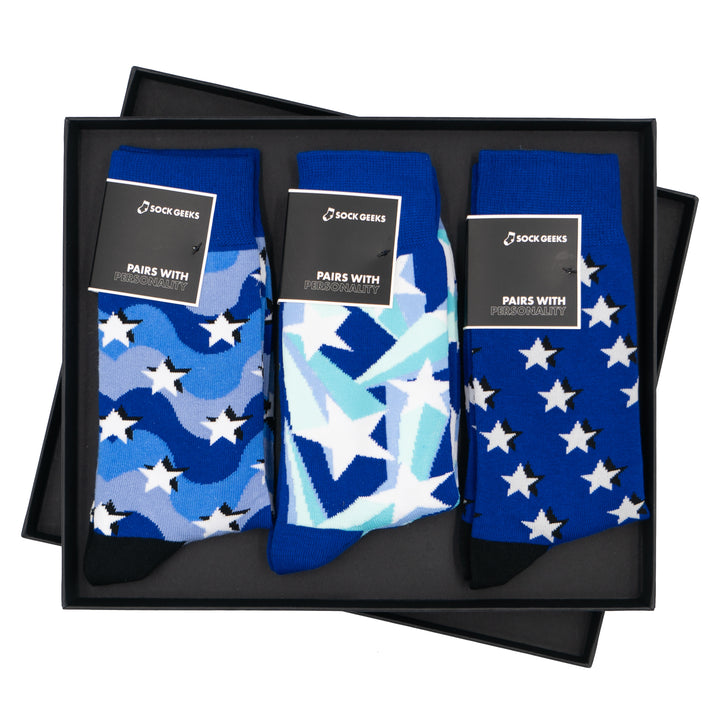STAR COLLECTION 3 pairs Luxury Sock Gift Box